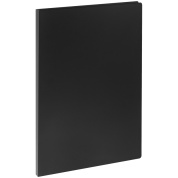 Папка с боковым зажимом СТАММ А4, 14мм, 500мкм, черная